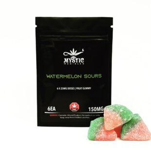 Watermelon Sours by Mystic Medibles (150mg THC)